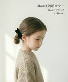 Rora ヘアクリップ キッズ 2個セット 通販 ヘアークリップ 髪どめ 髪留め ヘアアクセサリー 髪飾り ローラ ルル ベルベット リボン 子供 女の子 大人っぽい 卒園式 入学式 結婚式 発表会