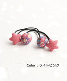 Rora ヘアゴム 2個セット フラワー 通販 ローラ rora 髪ゴム 髪飾り 髪留め ヘアタイ キッズヘアゴム ヘアーゴム ヘアアクセサリー ヘアアクセ 花 かわいい 可愛い キッズ 女の子 女子