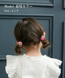 Rora ヘアゴム 2個セット フラワー 通販 ローラ rora 髪ゴム 髪飾り 髪留め ヘアタイ キッズヘアゴム ヘアーゴム ヘアアクセサリー ヘアアクセ 花 かわいい 可愛い キッズ 女の子 女子