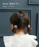 Rora ヘアゴム 2個セット フラワー 通販 ローラ rora 髪ゴム 髪飾り 髪留め ヘアタイ キッズヘアゴム ヘアーゴム ヘアアクセサリー ヘアアクセ 花 かわいい 可愛い キッズ 女の子 女子