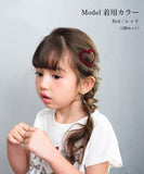 Rora パッチン留め 2個セット 通販 ローラ ラナ スウェード パッチンピン パッチンどめ ヘアピン 髪留め 髪飾り ハート 子供 可愛い おしゃれ 女の子 卒園式 入園式 入学式 卒業式 発表会