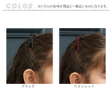 Rora ヘアクリップ キッズ 2個セット 通販 ヘアークリップ 髪どめ 髪留め ヘアアクセサリー 髪飾り ローラ ムース スウェード リボン 子供 女の子 大人っぽい 卒園式 入学式 結婚式