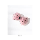 Rora ヘアクリップ キッズ 通販 ヘア クリップ 髪飾り 髪留め 女の子 リボン ドット 水玉 子供 子ども こども おしゃれ かわいい 可愛い 卒園式 入学式 ピアノ発表会 七五三 結婚式