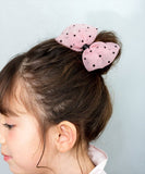Rora ヘアクリップ キッズ 通販 ヘア クリップ 髪飾り 髪留め 女の子 リボン ドット 水玉 子供 子ども こども おしゃれ かわいい 可愛い 卒園式 入学式 ピアノ発表会 七五三 結婚式
