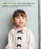 Rora ブラウス 通販 ローラ さくら キッズ 子供 女の子 子ども スタンドカラー フリル 襟 リボン 長袖 パフスリーブ 卒園式 入学式 卒業式 フォーマル カジュアル 結婚式 発表会 おしゃれ