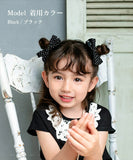 ヘアクリップ リボン かわいい 通販 Rora ドッティ 2個セット ヘアアクセサリー 髪飾り キッズ 子ども こども 女の子 ママ 姉妹 お揃い フォーマル カジュアル 卒園式 入学式 発表会
