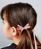 Rora ヘアクリップ 通販 ローラ ひらり ロングリボン ヘア クリップ ヘアピン 髪飾り 髪留め キッズ 女の子 子供 子ども こども おしゃれ かわいい 可愛い 結婚式 ピアノ発表会 七五三