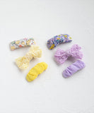パッチンどめ 子供 3個セット 通販 Rora ローラ ブルームレース パッチン留め ヘアクリップ ヘアピン こども ヘアアクセサリー ヘアアクセ 女の子 髪飾り キッズ スリーピン 髪留め 花柄