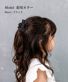 バンスクリップ リボン 小さめ 通販 Rora プチドット ヘアアクセサリー 髪飾り ヘアアレンジ かわいい ドット柄 キッズ 子供用 女の子 ママ 姉妹 リンクコーデ お揃い 上品 カジュアル