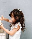 バンスクリップ リボン 小さめ 通販 Rora プチドット ヘアアクセサリー 髪飾り ヘアアレンジ かわいい ドット柄 キッズ 子供用 女の子 ママ 姉妹 リンクコーデ お揃い 上品 カジュアル
