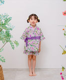 ヘアクリップ お花 2個セット 通販 日本製 Rora セシリア 髪留め 髪飾り キッズ 子供 女の子 フラワー 透け感 かわいい おしゃれ 可愛い 浴衣 夏祭り 甚平 ヘアアクセサリー フォーマル