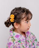 ヘアクリップ お花 2個セット 通販 日本製 Rora キャサリン 髪留め 髪飾り 子供 女の子 キッズ フラワー お団子 かわいい おしゃれ 可愛い 浴衣 夏祭り 甚平 ヘアアクセサリー フォーマル