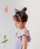 Rora キッズ Tシャツ 半袖 女の子 通販 ローラ ベリーベリー カットソー 半袖Tシャツ 夏服 半袖トップス トップス 袖フリル 伸縮 動きやすい アヤメ パープル 紫 可愛い おしゃれ