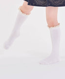 キッズ 女の子 ハイソックス 靴下 通販 ソックス くつ下 膝下 フリル 子供 こども 子ども フォーマル カジュアル シンプル 卒園式 入学式 入園式 七五三 可愛い おしゃれ レトロ かわいい