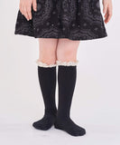 キッズ 女の子 ハイソックス 靴下 通販 ソックス くつ下 膝下 フリル 子供 こども 子ども フォーマル カジュアル シンプル 卒園式 入学式 入園式 七五三 可愛い おしゃれ レトロ かわいい