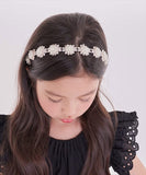 Rora カチューシャ 通販 レース パール 48222102 髪飾り ヘッドドレス 子供 女の子 フォーマル 可愛い おしゃれ 発表会 入園式 卒園式 入学式 子ども用アクセサリー ヘアアレンジ
