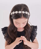 Rora カチューシャ 通販 レース パール 48222102 髪飾り ヘッドドレス 子供 女の子 フォーマル 可愛い おしゃれ 発表会 入園式 卒園式 入学式 子ども用アクセサリー ヘアアレンジ