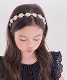 Rora カチューシャ 通販 レース パール 48222102 髪飾り ヘッドドレス 子供 女の子 フォーマル 可愛い おしゃれ 発表会 入園式 卒園式 入学式 子ども用アクセサリー ヘアアレンジ