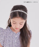 カチューシャ 花 キッズ パール 通販 ヘッドドレス 女の子 子供 子ども こども セレモニー 卒園式 入学式 卒業式 結婚式 かわいい 可愛い 発表会 フラワー 普段 フォーマル デイジー