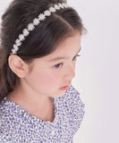 カチューシャ 花 キッズ パール 通販 ヘッドドレス 女の子 子供 子ども こども セレモニー 卒園式 入学式 卒業式 結婚式 かわいい 可愛い 発表会 フラワー 普段 フォーマル デイジー