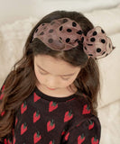 Rora カチューシャ 通販 リボン チュール 水玉 48392102 髪飾り ヘッドドレス 子供 女の子 フォーマル 可愛い おしゃれ 発表会 入園式 卒園式 入学式 子ども用アクセサリー ヘアアレンジ