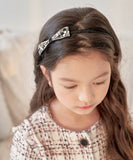 Rora カチューシャ 通販 リボン キラキラ 48452102 髪飾り ヘッドドレス 子供 女の子 フォーマル 可愛い おしゃれ 発表会 入園式 卒園式 入学式 子ども用アクセサリー ヘアアレンジ