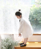 ワンピース キッズ 長袖 通販 ドレスワンピース 52032202 子供 ドレス 女の子 結婚式 パーティ 発表会 七五三 卒園式 入園式 入学式 総レース リボン 立ち襟 かわいい オシャレ 可愛い