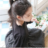 女の子 キッズ 長袖 Tシャツ 通販 ロンT 53012202 長袖Tシャツ カットソー フリル パフスリーブ おしゃれ かわいい オシャレ 可愛い 大人っぽい こども 女子 小学生 通学 トップス