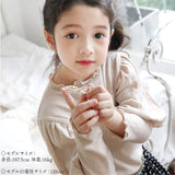 女の子 キッズ 長袖 Tシャツ 通販 ロンT 53012202 長袖Tシャツ カットソー フリル パフスリーブ おしゃれ かわいい オシャレ 可愛い 大人っぽい こども 女子 小学生 通学 トップス