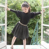 女の子 キッズ 長袖 Tシャツ 通販 ロンT 53012202 長袖Tシャツ カットソー フリル パフスリーブ おしゃれ かわいい オシャレ 可愛い 大人っぽい こども 女子 小学生 通学 トップス
