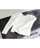 女の子 キッズ 長袖 Tシャツ 通販 ロンT 53082202 長袖Tシャツ カットソー パフスリーブ 無地 おしゃれ かわいい オシャレ 可愛い 入園式 卒園式 こども 女子 小学生 通学 トップス