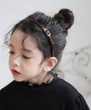 細い カチューシャ キッズ ベルト 通販 ヘッドドレス 女の子 子供 子ども こども 普段 セレモニー 卒園式 入学式 卒業式 結婚式 かわいい 可愛い おしゃれ 本革 レザー 髪飾り