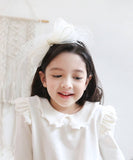 Rora カチューシャ キッズ 通販 エリジェ ヘッドドレス 髪飾り ヘアバンド リボン 大きい キラキラ 細め 細い フォーマル 女の子 大人っぽい 子供 子ども こども 結婚式 ウェディング