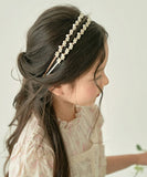 Rora カチューシャ 通販 パール キラキラ 58072201 髪飾り ヘッドドレス 子供 女の子 フォーマル 可愛い おしゃれ 発表会 入園式 卒園式 入学式 子ども用アクセサリー ヘアアレンジ