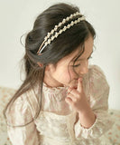 Rora カチューシャ 通販 パール キラキラ 58072201 髪飾り ヘッドドレス 子供 女の子 フォーマル 可愛い おしゃれ 発表会 入園式 卒園式 入学式 子ども用アクセサリー ヘアアレンジ