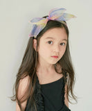 カチューシャ キッズ リボン 大きめ 通販 リボンカチューシャ 髪飾り 女の子 子供 子ども こども ピアノ発表会 かわいい プリンセス カジュアル ダンス 夏 カラフル レインボー
