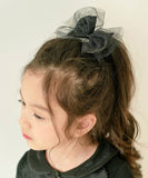 キッズ ヘアゴム リボン 通販 キラキラ 58212201 シャンテきらきらリボンヘアゴム 大きめ 女の子 大人っぽい 卒園式 入学式 結婚式 発表会 おしゃれ かわいい オシャレ 可愛い