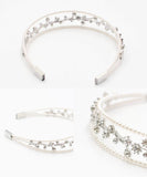 Rora カチューシャ キッズ 通販 フィアンセ ヘッドドレス ティアラ 髪飾り パール キラキラ 幅広 太め フォーマル 女の子 子供 子ども こども 結婚式 パーティー 卒園式 入学式 七五三