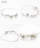 Rora カチューシャ 通販 花 パール キラキラ 58412201 ジュエリアヘッドドレス ヘッドドレス キッズ 子供 女の子 フォーマル 可愛い おしゃれ 結婚式 発表会 卒園式 入学式 ヘアアレンジ