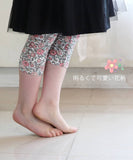 女の子 キッズ レギンス かわいい 通販 スパッツ 64042301 パンツ 春 夏 秋 冬 7分丈 七分丈 通園 通学 幼稚園 花柄 小花柄 こども 小学生 女子 おしゃれ 可愛い オシャレ ボトムス