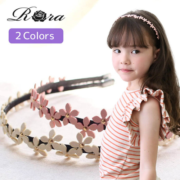 Rora カチューシャ キッズ 通販 ローラ リッツ フラワーカチューシャ ヘアバンド 髪飾り 髪留め お花 発表会 結婚式 卒園式 入学式 女の子 女子 かわいい おしゃれ 子供 子ども こども