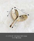 Rora ポニーフック 通販 ハートン 髪飾り ポニー フック ヘアカフ ヘアフック ポニーテール ハート パール ゴールド 女の子 子供 子ども こども フォーマル 卒園式 入学式 卒業式 結婚式