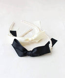 Rora カチューシャ 通販 リボン パール 68272302 髪飾り ヘッドドレス 子供 女の子 フォーマル 可愛い おしゃれ 発表会 入園式 卒園式 入学式 子ども用アクセサリー ヘアアレンジ