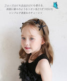 Rora カチューシャ キッズ 通販 エガル リボンカチューシャ ヘッドドレス 髪飾り ヘアバンド リボン 小さい 細め 細い フォーマル 女の子 子供 子ども こども 結婚式 パーティー 卒園式