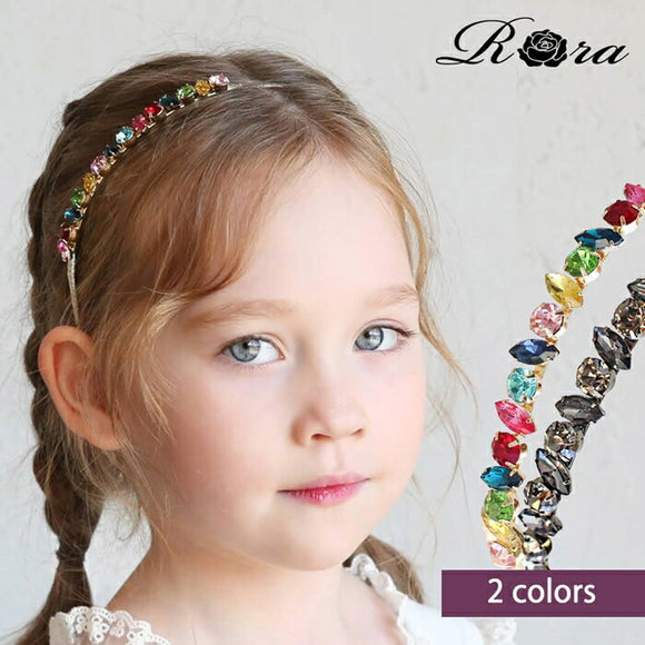 Rora カチューシャ 通販 ビジュー キラキラ 68672302 髪飾り ヘッドドレス 子供 女の子 フォーマル 可愛い おしゃれ 発表会 入園式 卒園式 入学式 子ども用アクセサリー ヘアアレンジ