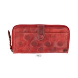 ラフラフ 財布 Laugh Rough 通販 長財布 長サイフ 長さいふ サイフ さいふ ロングウォレット ラウンドファスナー レディース ドット 本革 革 レザー ウォレット 小銭入れ 大人 水玉