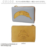 スヌーピー 財布 二つ折り 通販 SNOOPY 73532 レザー 本革 牛革 二つ折り財布 2つ折り財布 お財布 レディース L字ファスナー 大容量 小銭入れあり かわいい おしゃれ 女性 大人 女子