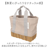 NIDO ランチバッグ 保冷 通販 ランチバスケット ランチバック カゴ付きバッグ カゴ付きバック キャンバストート 保冷バッグ 保冷バック トート 手提げ トートバッグ トートバック