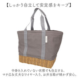 NIDO クーラーバスケット 通販 ランチバッグ ランチバック カゴ付きバッグ カゴ付きバック キャンバストート 保冷バッグ 保冷バック トート 手提げ トートバッグ トートバック カゴ付き