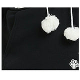 パーカー レディース おしゃれ 通販 にゃんこ ポケット トレーナー カブリ プルオーバー トップス フリース にゃんパーカー 猫耳 フード 森ガール 猫 小動物 ねこ ネコ アニマル